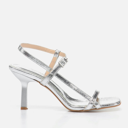 Lame Women's High Heel Sandal