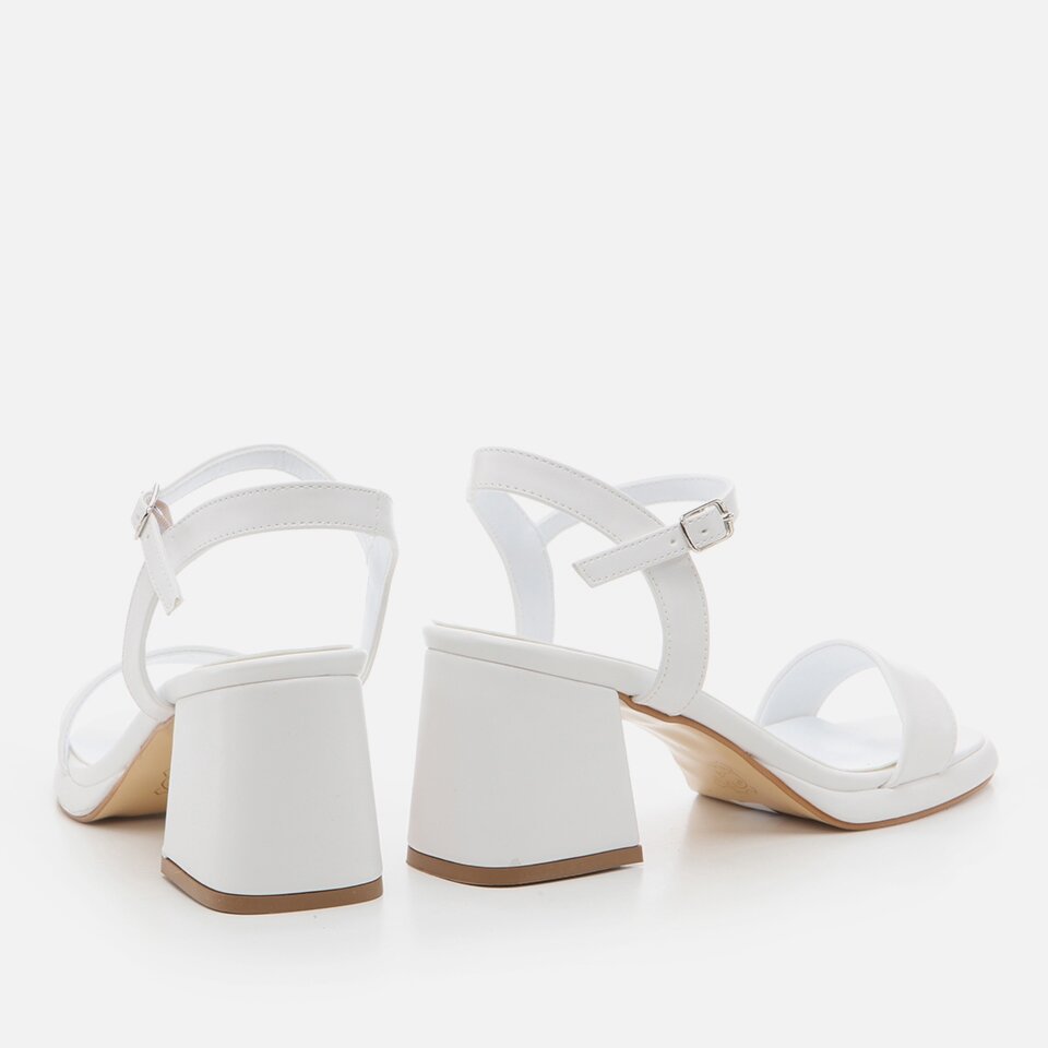 White Yaya Women's Heeled Sandal