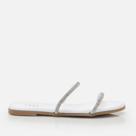 White Yaya Women's Slippers