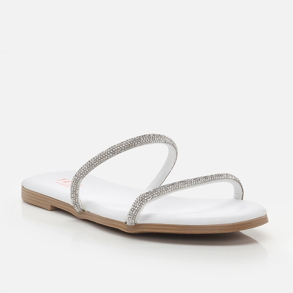 White Yaya Women's Slippers