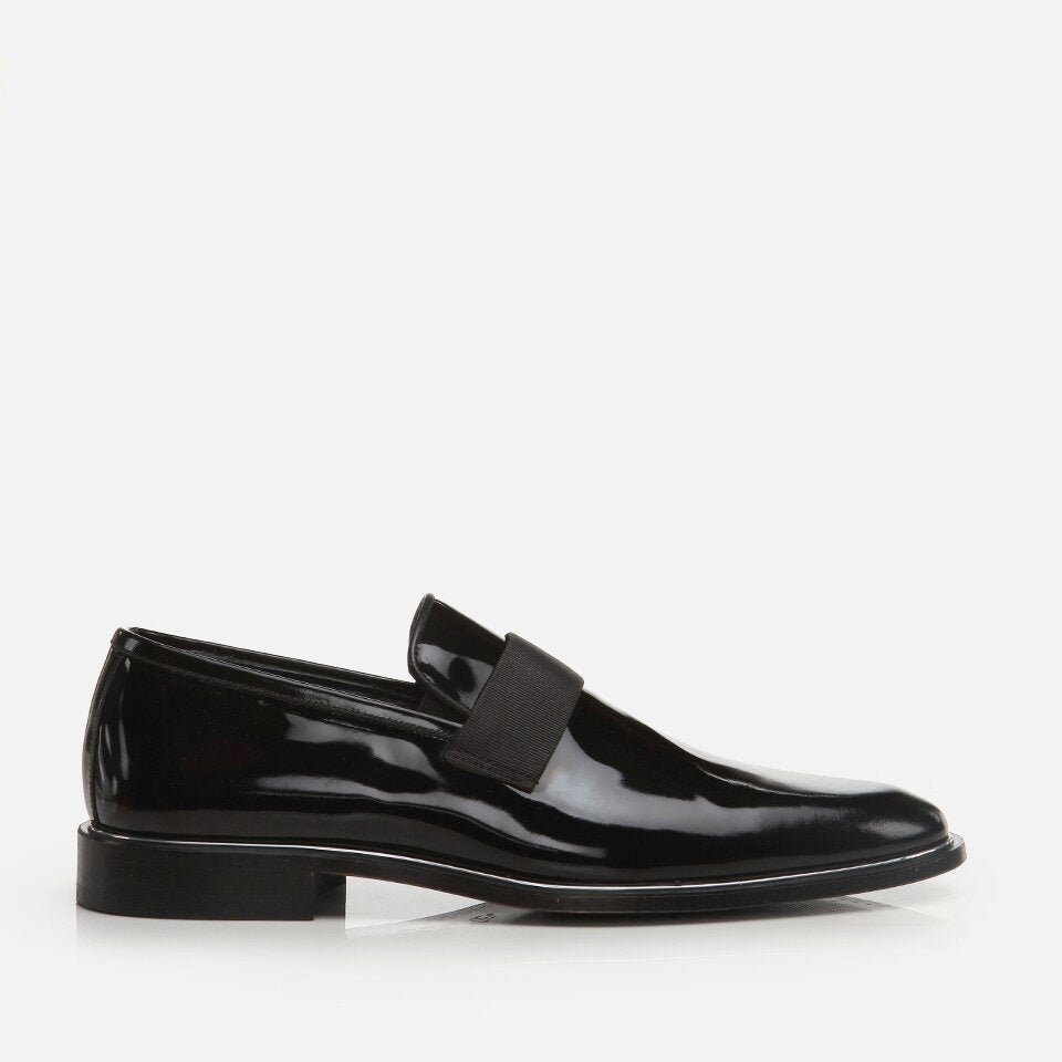 Genuine Leather Black Men's Loafer