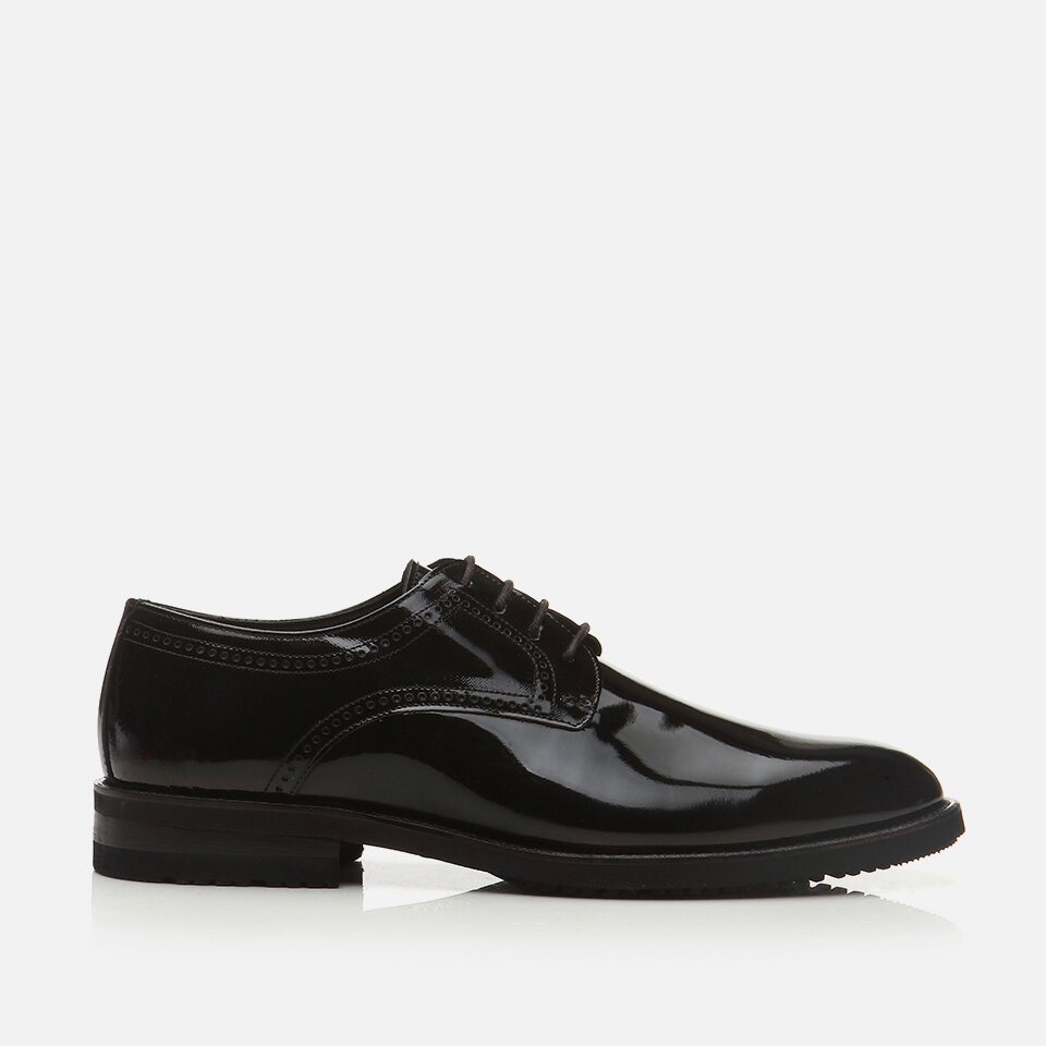 Genuine Leather Black Men's Daily Shoes