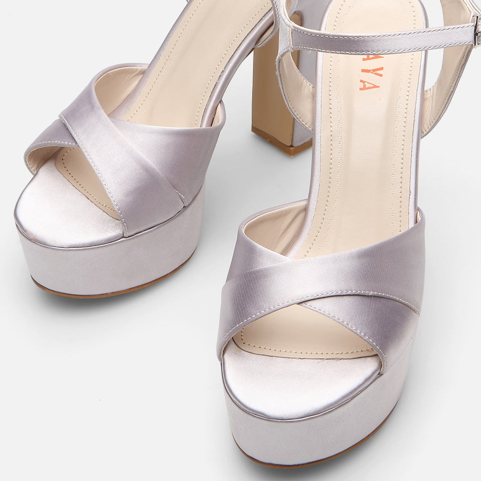 Light Grey Spring Women's High Heel Sandal