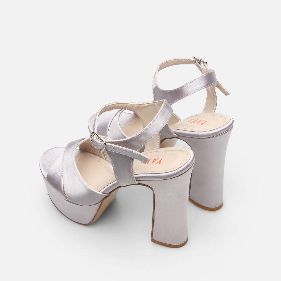 Light Grey Spring Women's High Heel Sandal