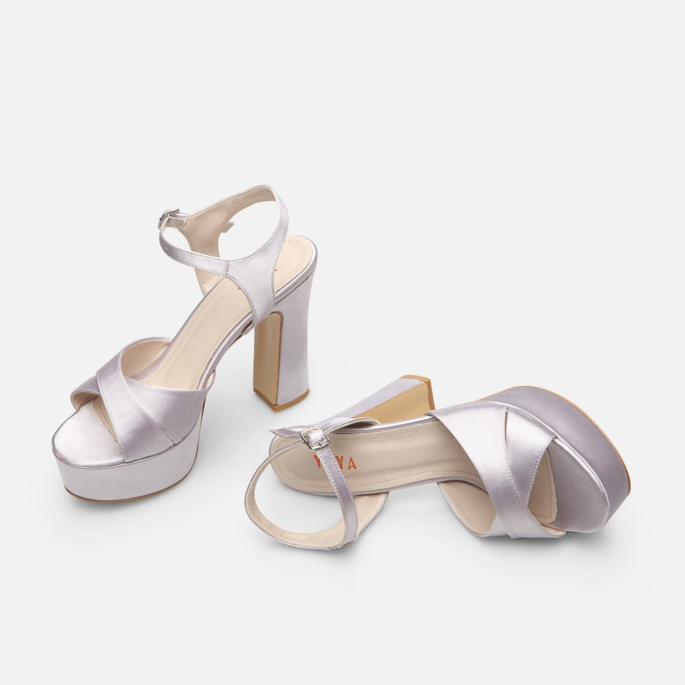 Light Grey Spring Women's High Heel Sandal