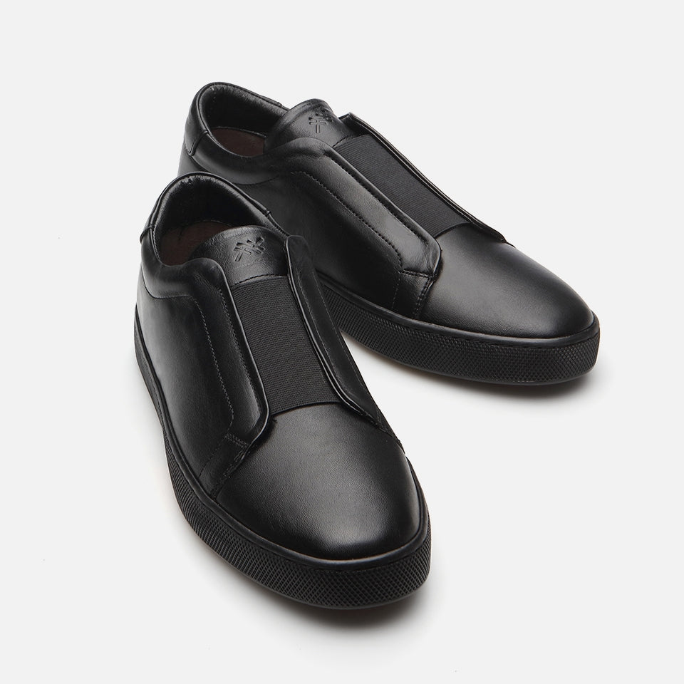 Genuine Leather Black Spring Men's Casual Shoes