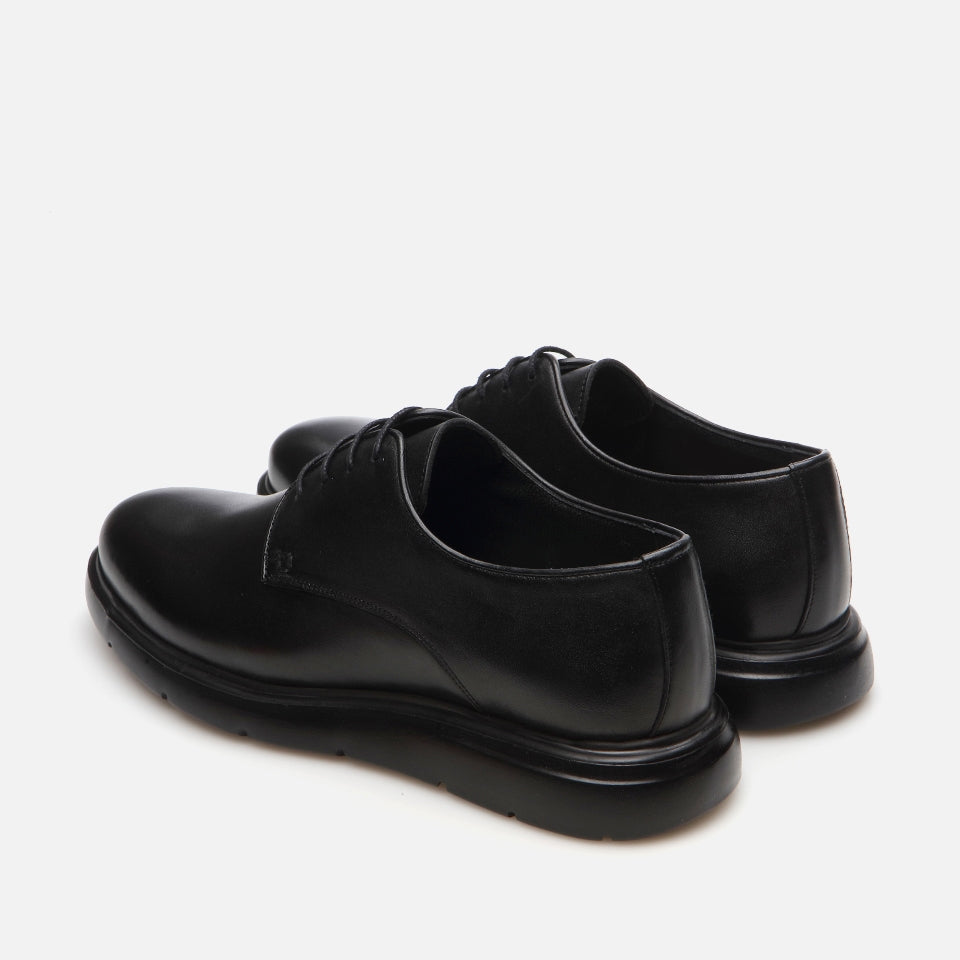 Genuine Leather Black Men's Casual Shoes