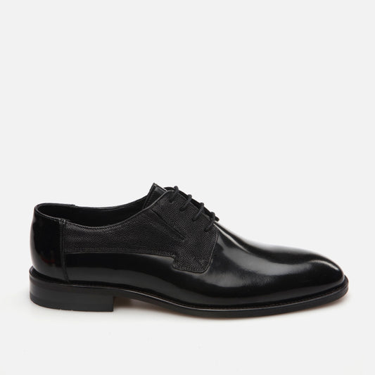 Genuine Leather Black Men's Classic Shoes