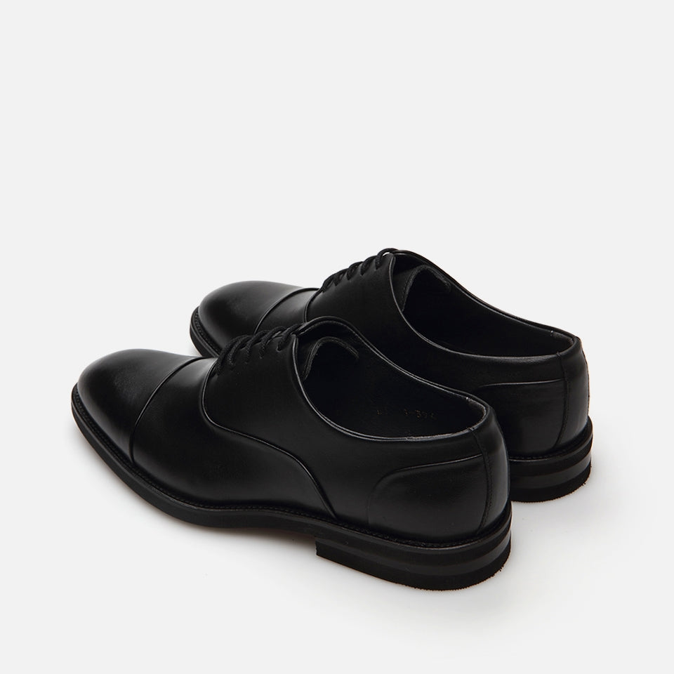 Genuine Leather Black Men's Classic Shoes