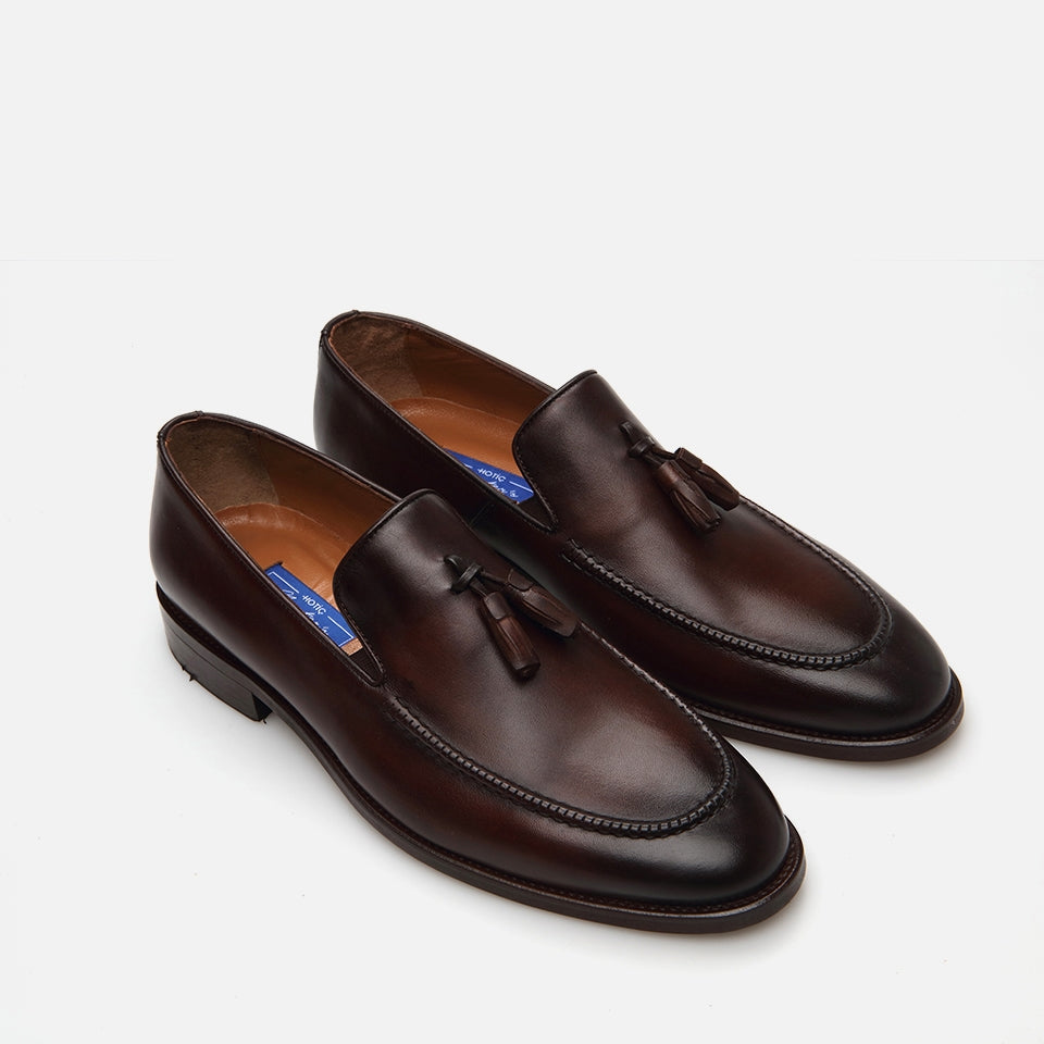 Genuine Leather Brown Men's Loafer