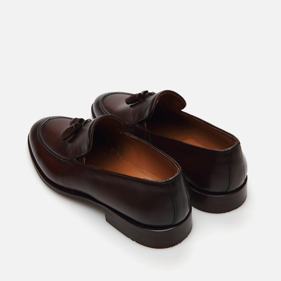 Genuine Leather Brown Men's Loafer