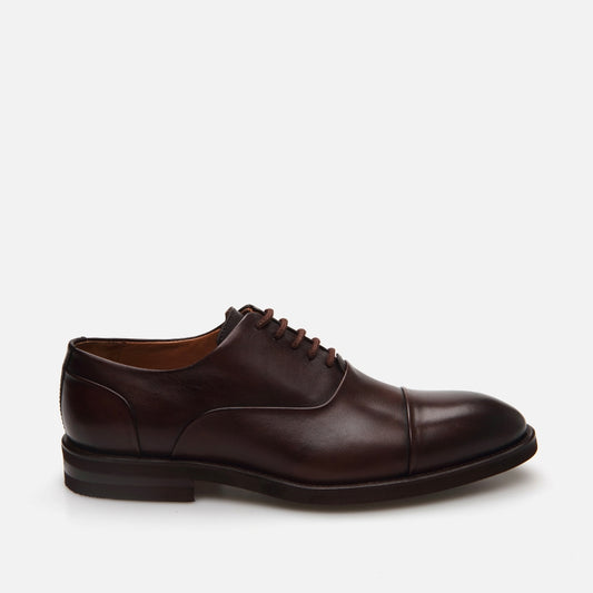 Genuine Leather Brown Men's Classic Shoes