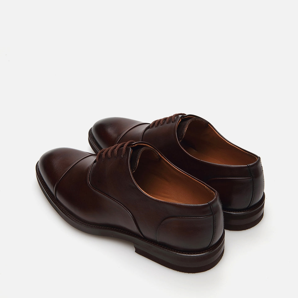 Genuine Leather Brown Men's Classic Shoes