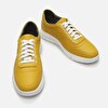 Genuine Leather Yellow Men's Sports Shoes