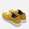 Genuine Leather Yellow Men's Sports Shoes