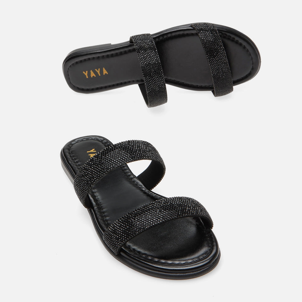 Black Yaya Women's Slippers