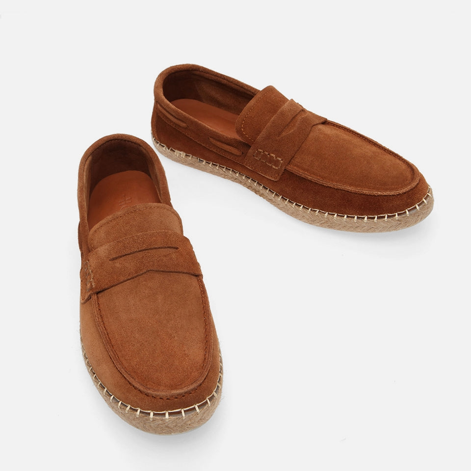 Genuine Leather Taba Men's Loafer