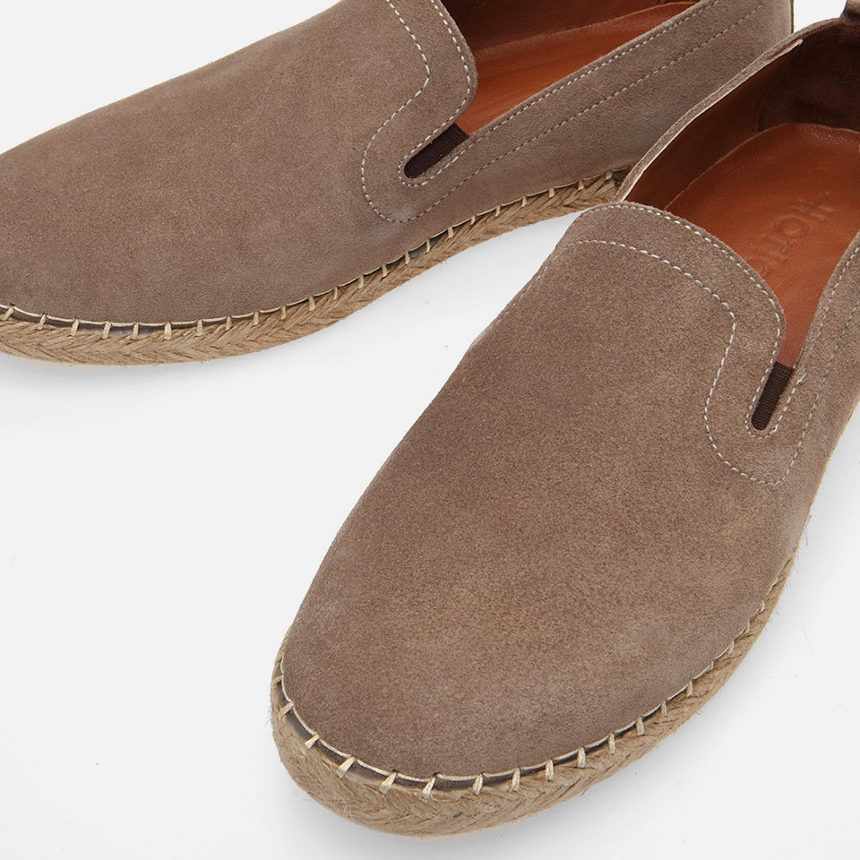 Genuine Leather Sand Beige Men's Loafer