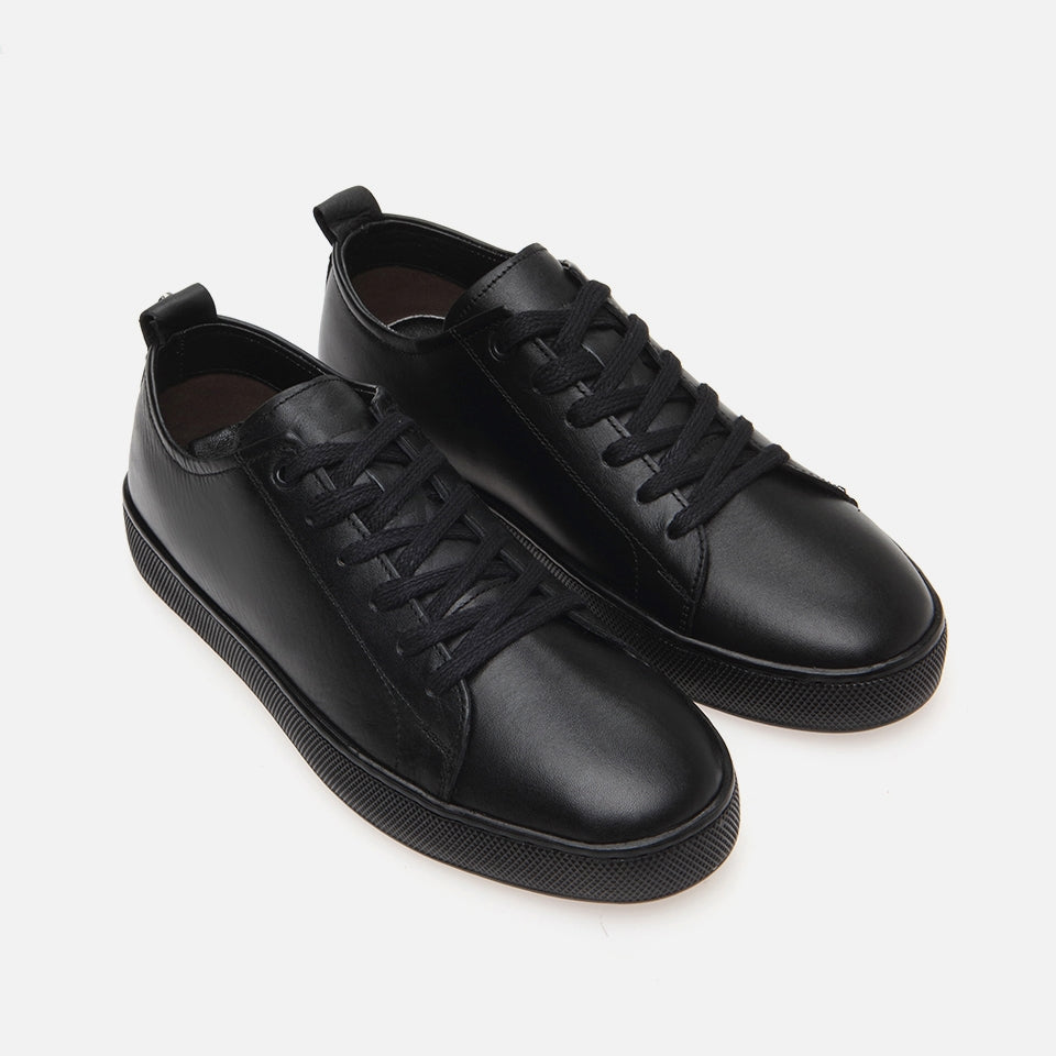 Genuine Leather Yaya Black Men's Casual Shoes