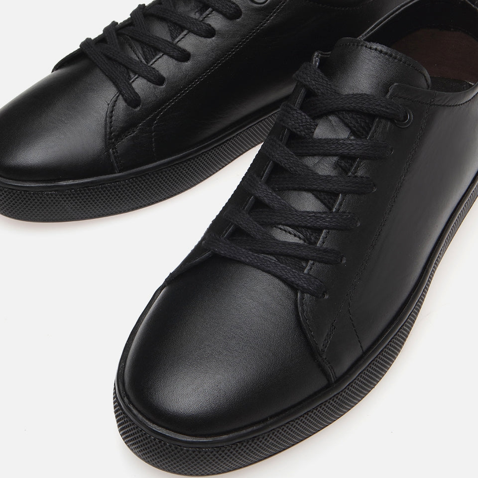 Genuine Leather Yaya Black Men's Casual Shoes