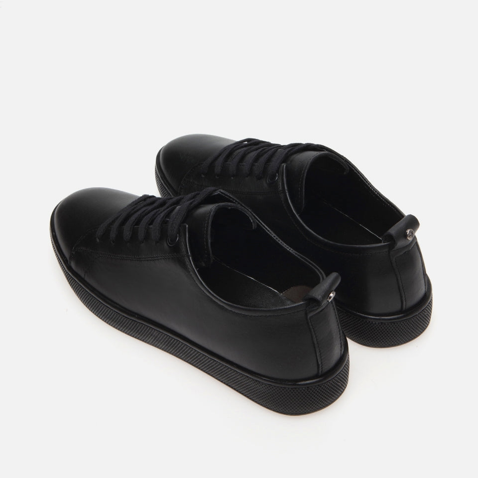 Genuine Leather Yaya Black Men's Casual Shoes