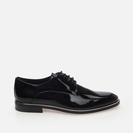 Genuine Leather Black Men's Classic Shoe