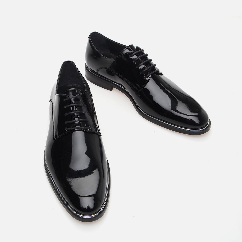 Genuine Leather Black Men's Classic Shoe