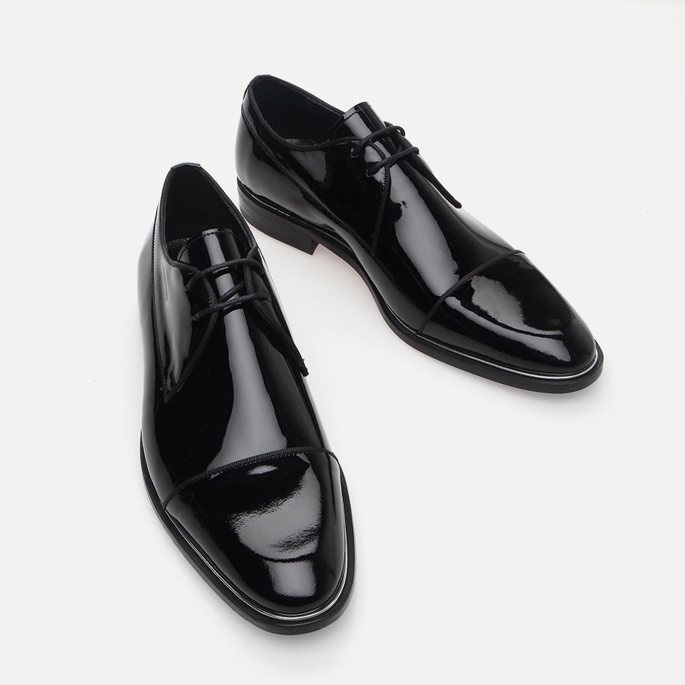 Genuine Leather Black Men's Classic Shoes