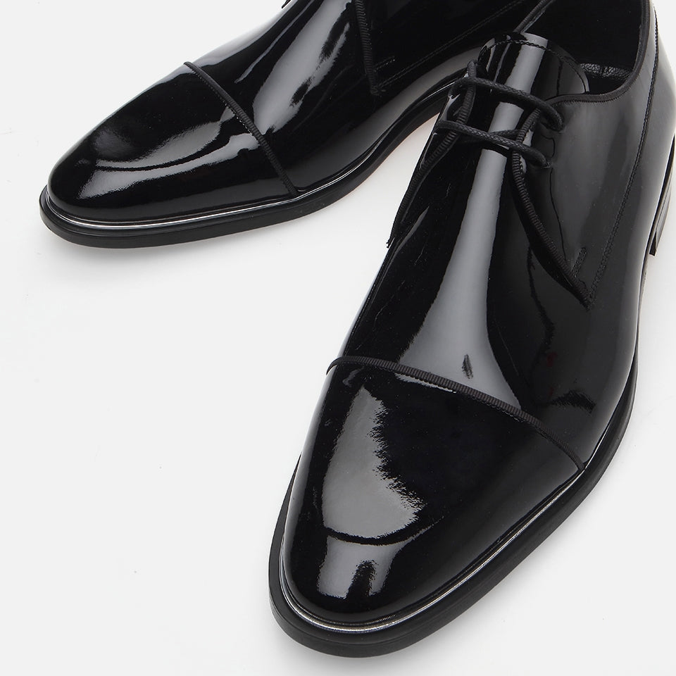 Genuine Leather Black Men's Classic Shoes