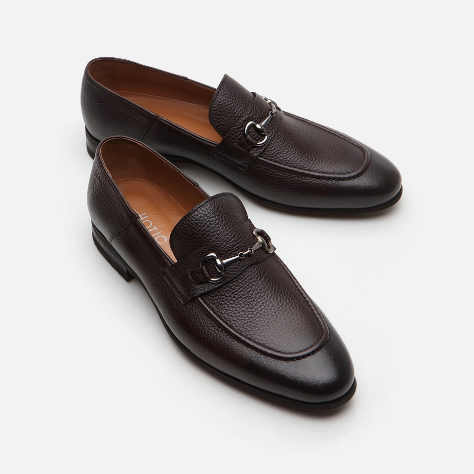 Genuine Leather Brown Men's Loafer