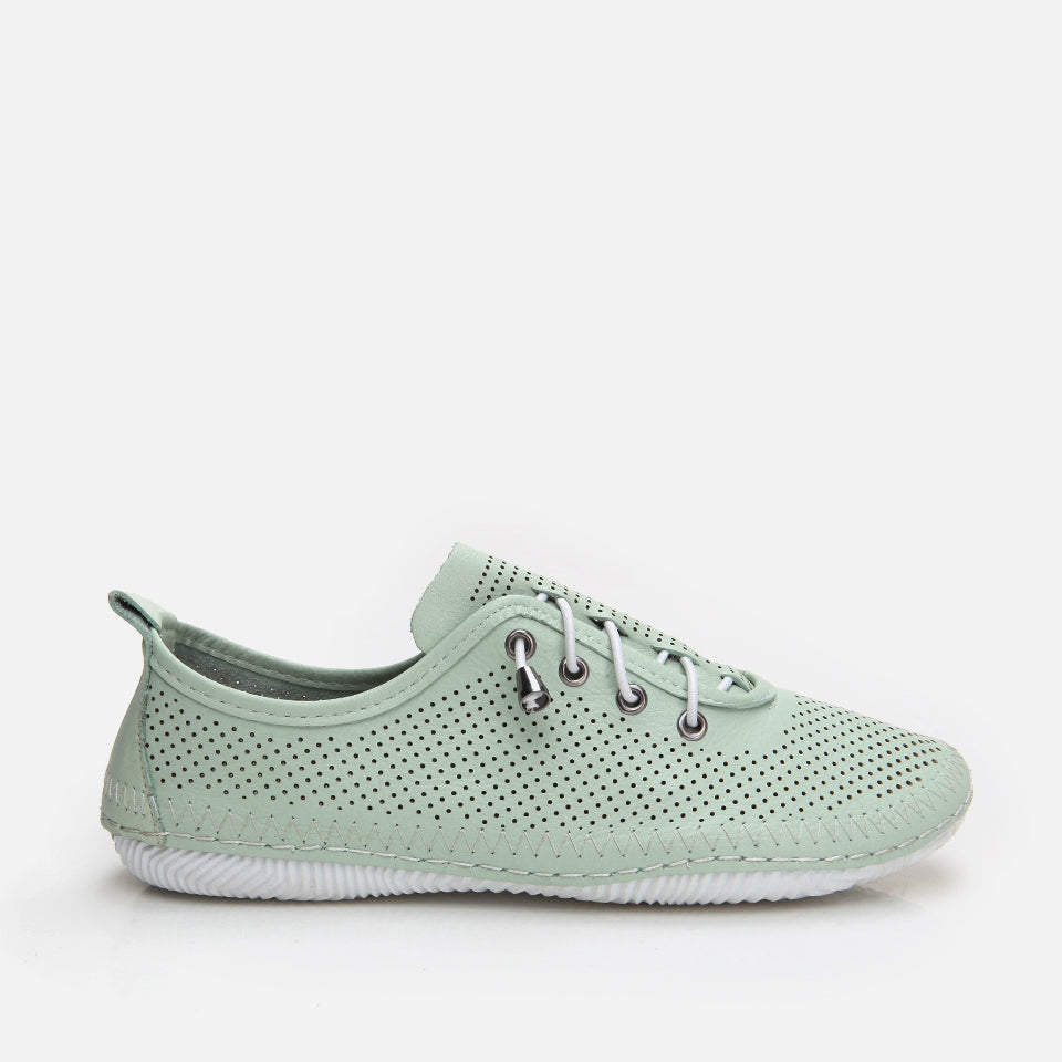 Genuine Leather Mint Green Yaya Women's Daily Shoes