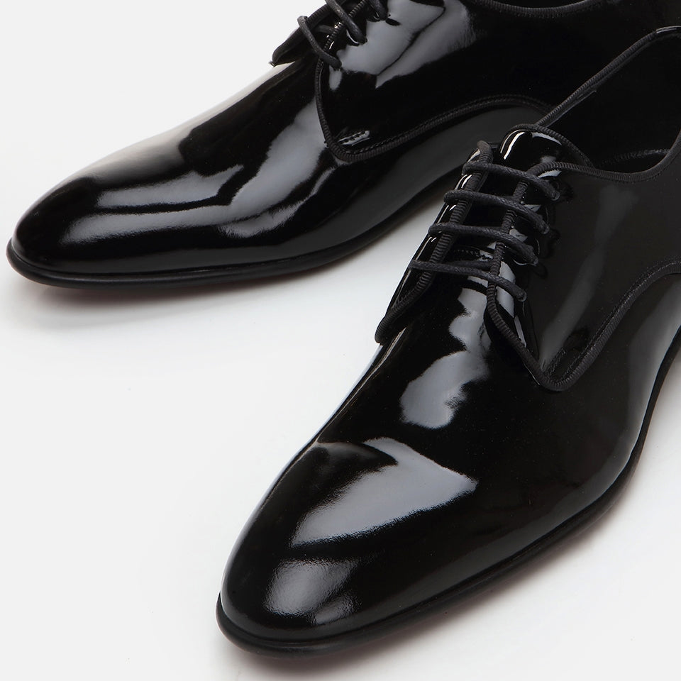 Genuine Leather Black Men's Classic Shoes