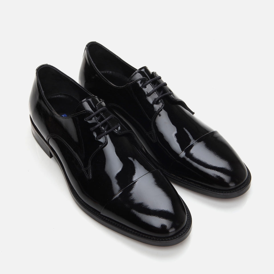 Genuine Leather Black Men's Classic Shoes