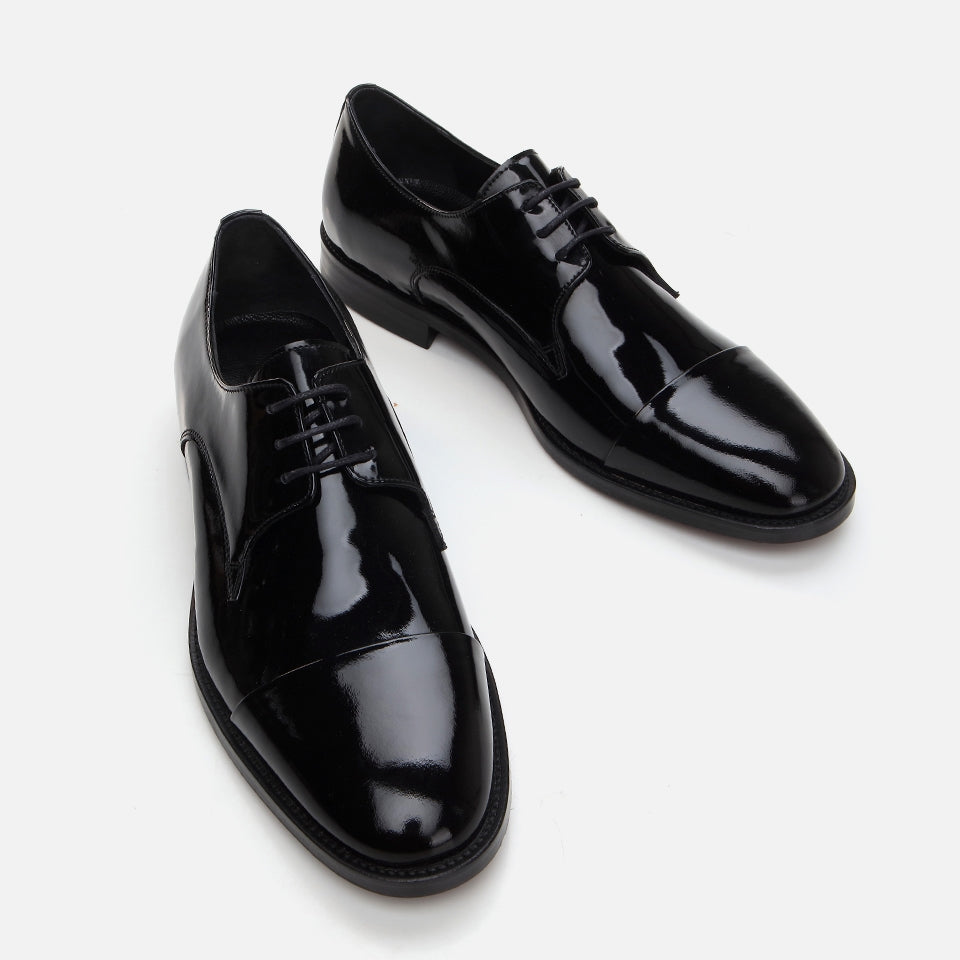 Genuine Leather Black Men's Classic Shoes