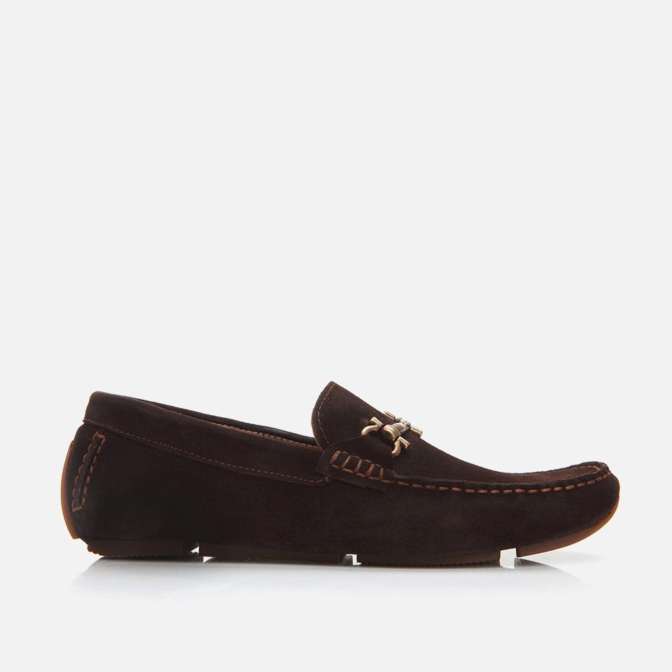 Genuine Leather Brown Men's Loafer