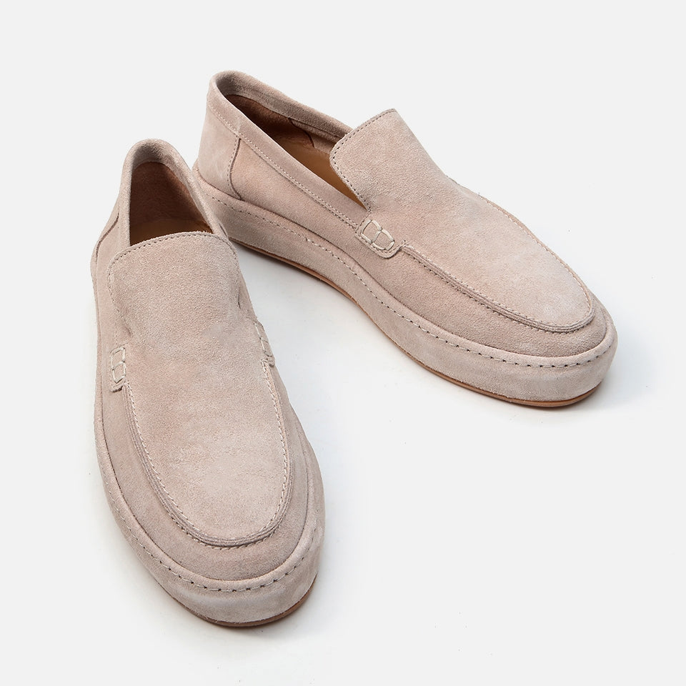 Genuine Leather Sand Beige Men's Loafer x Danilo Zanna