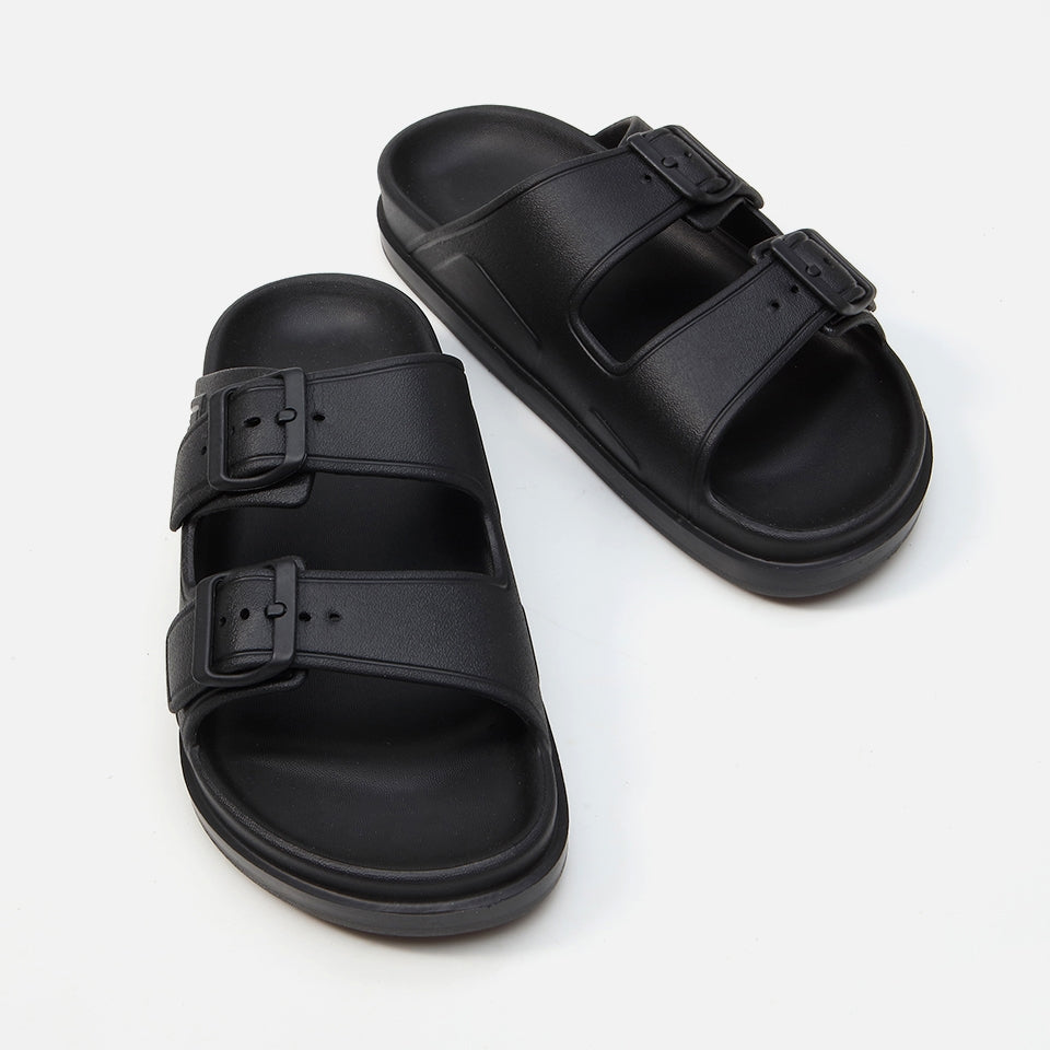 Black Yaya Men's Slippers