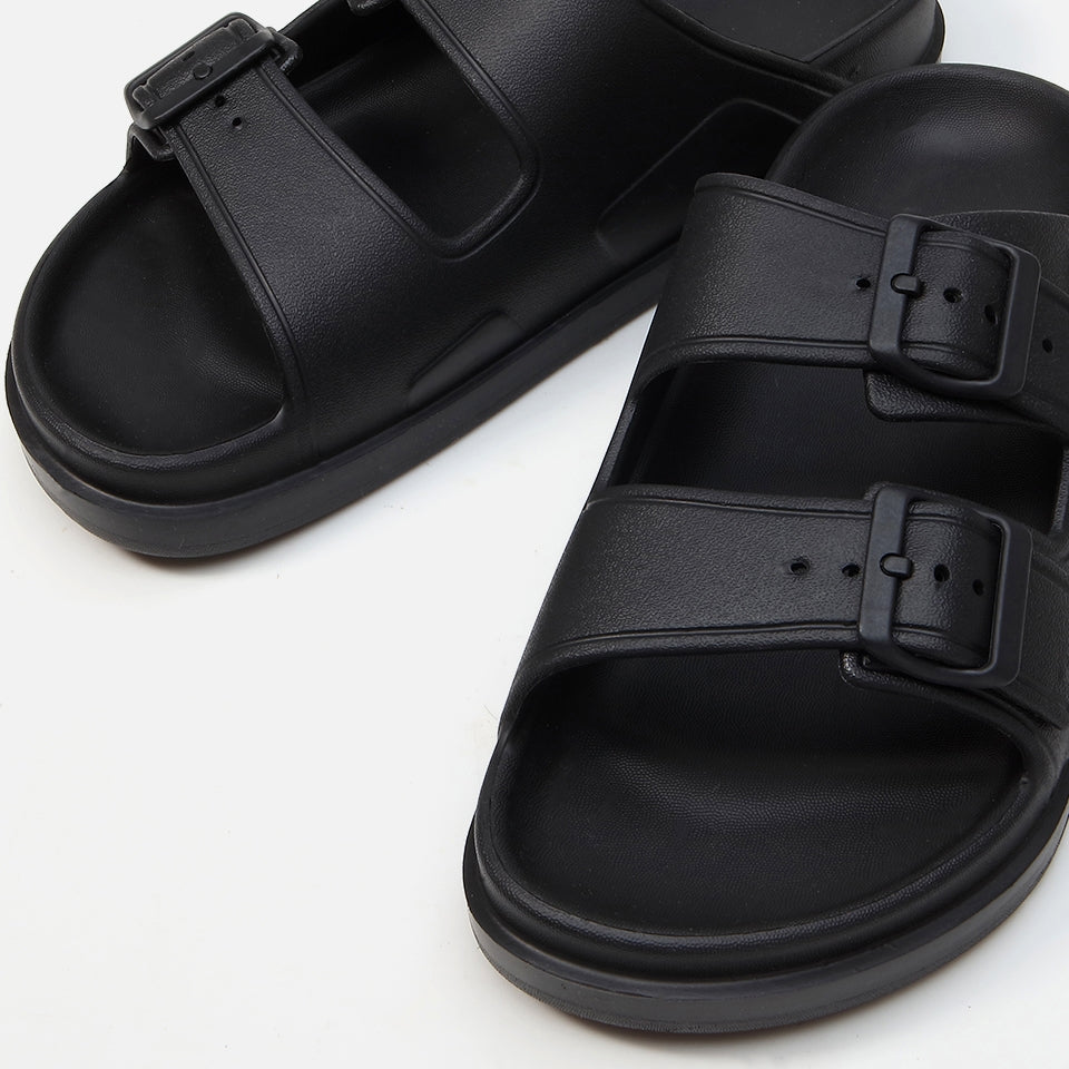 Black Yaya Men's Slippers