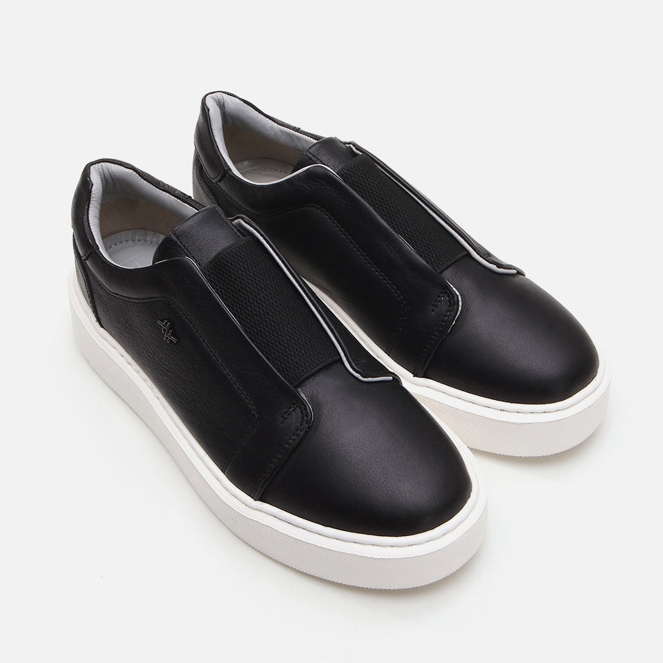 Genuine Leather Black Men's Casual Shoes