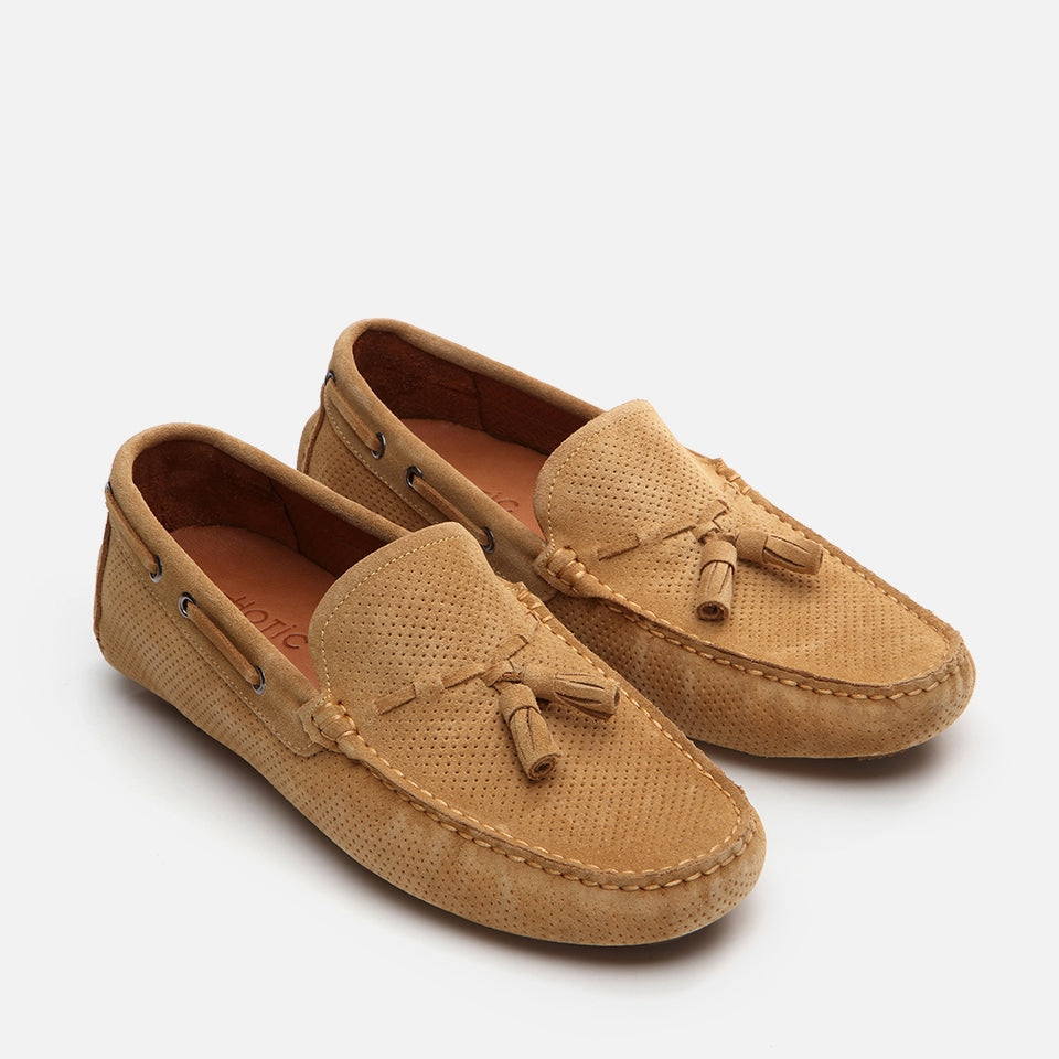 Genuine Leather Camel Men's Loafer