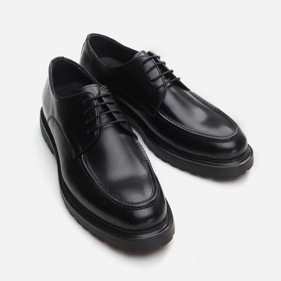 Genuine Leather Black Men's Casual Shoes