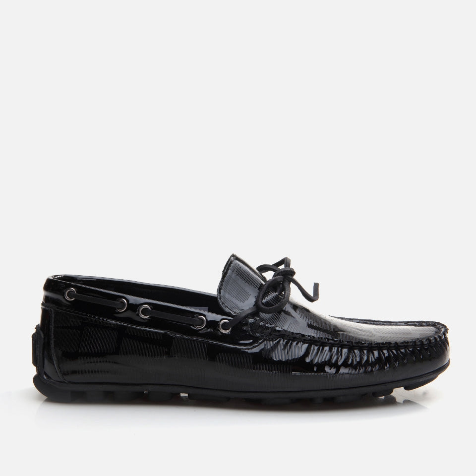 Genuine Leather Black Men's Loafer