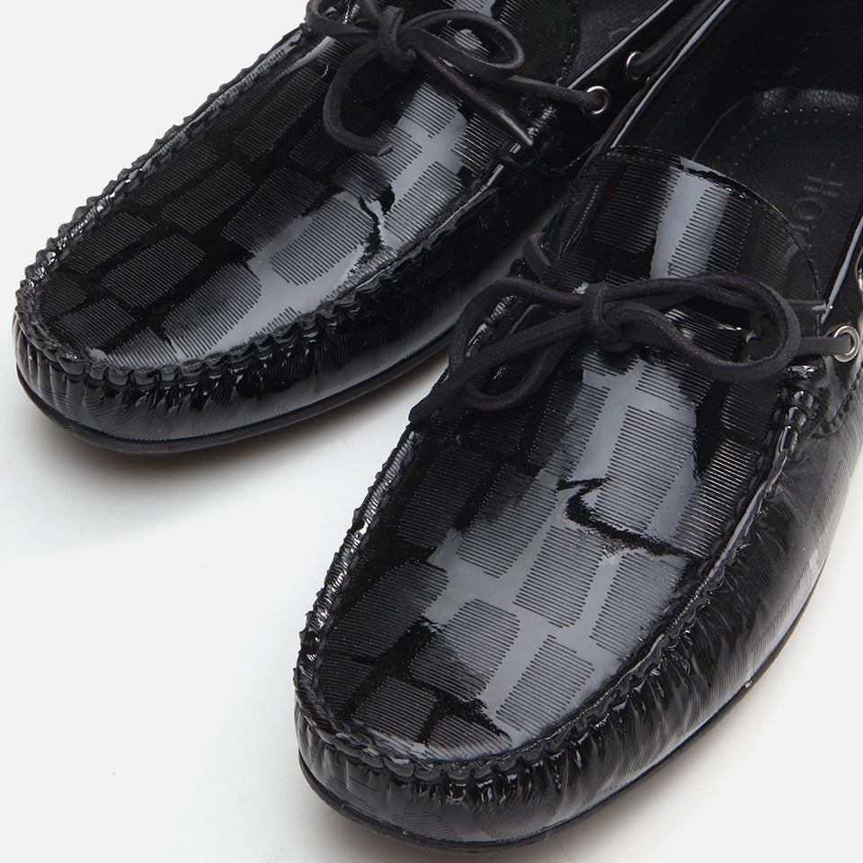 Genuine Leather Black Men's Loafer