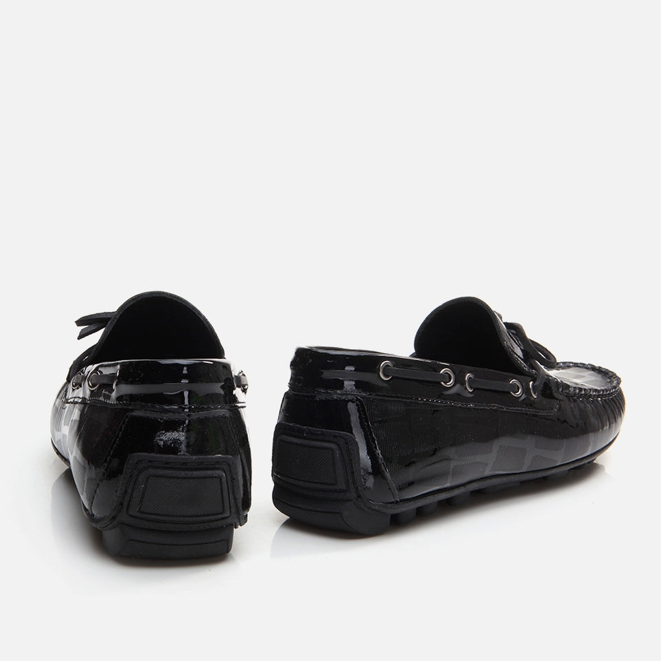 Genuine Leather Black Men's Loafer