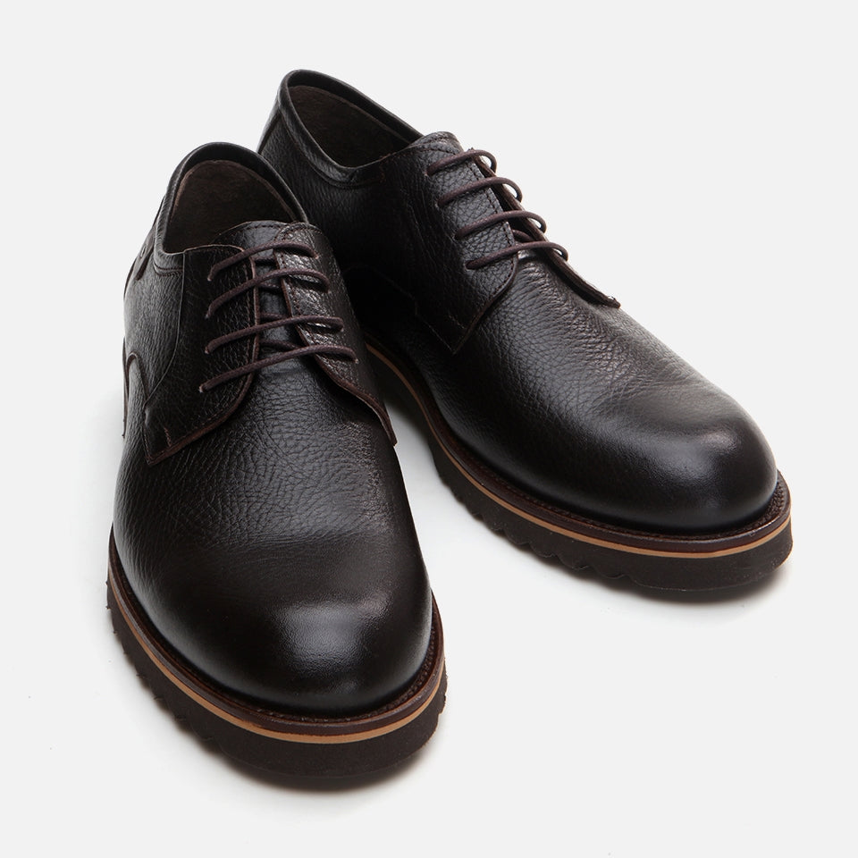 Genuine Leather Black Men's Casual Shoes