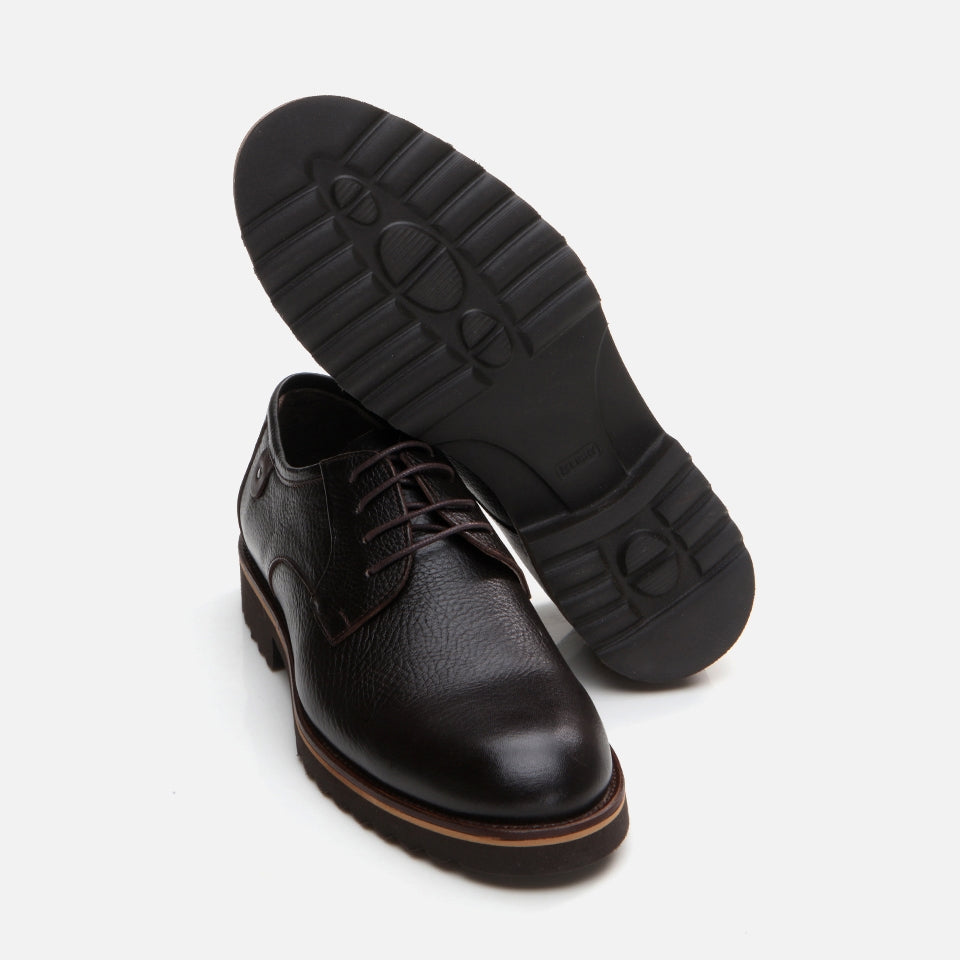 Genuine Leather Black Men's Casual Shoes