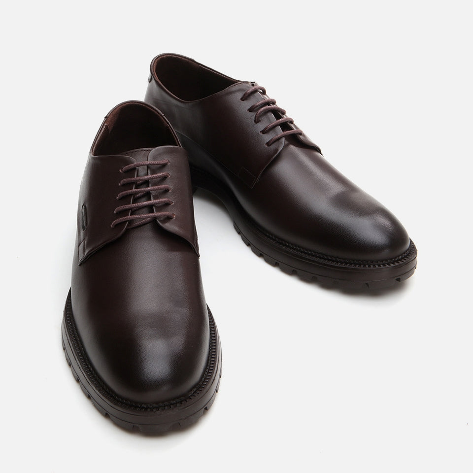 Genuine Leather Brown Men's Casual Shoes