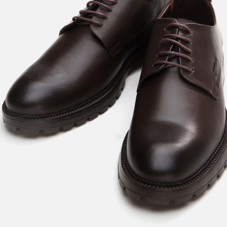 Genuine Leather Brown Men's Casual Shoes