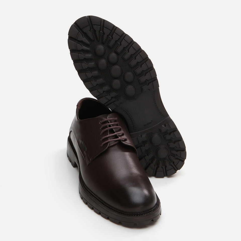 Genuine Leather Brown Men's Casual Shoes